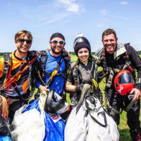 group skydiving